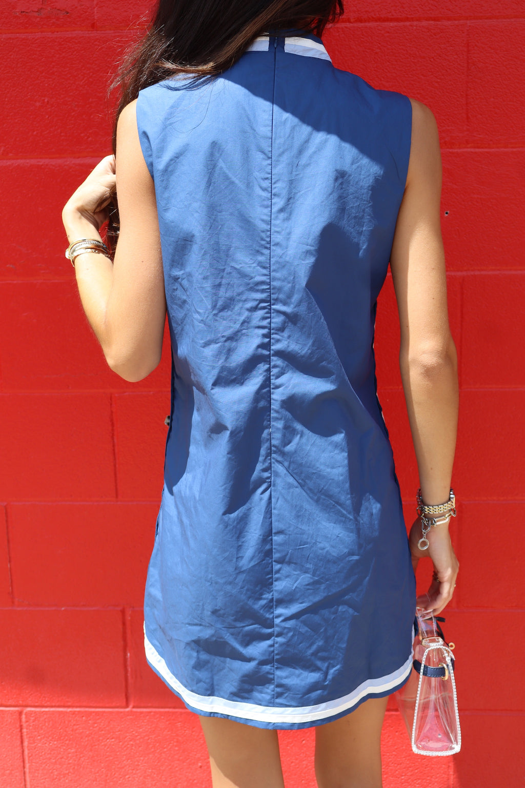 OPAL BLUE MINI DRESS- ROYAL BLUE
