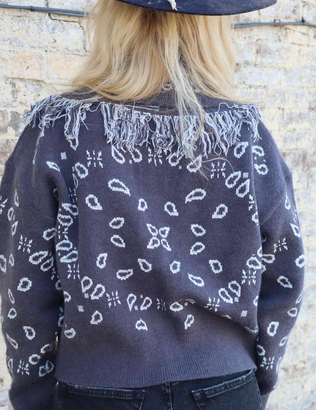 THE TAYLOR SWEATER- DARK GREY