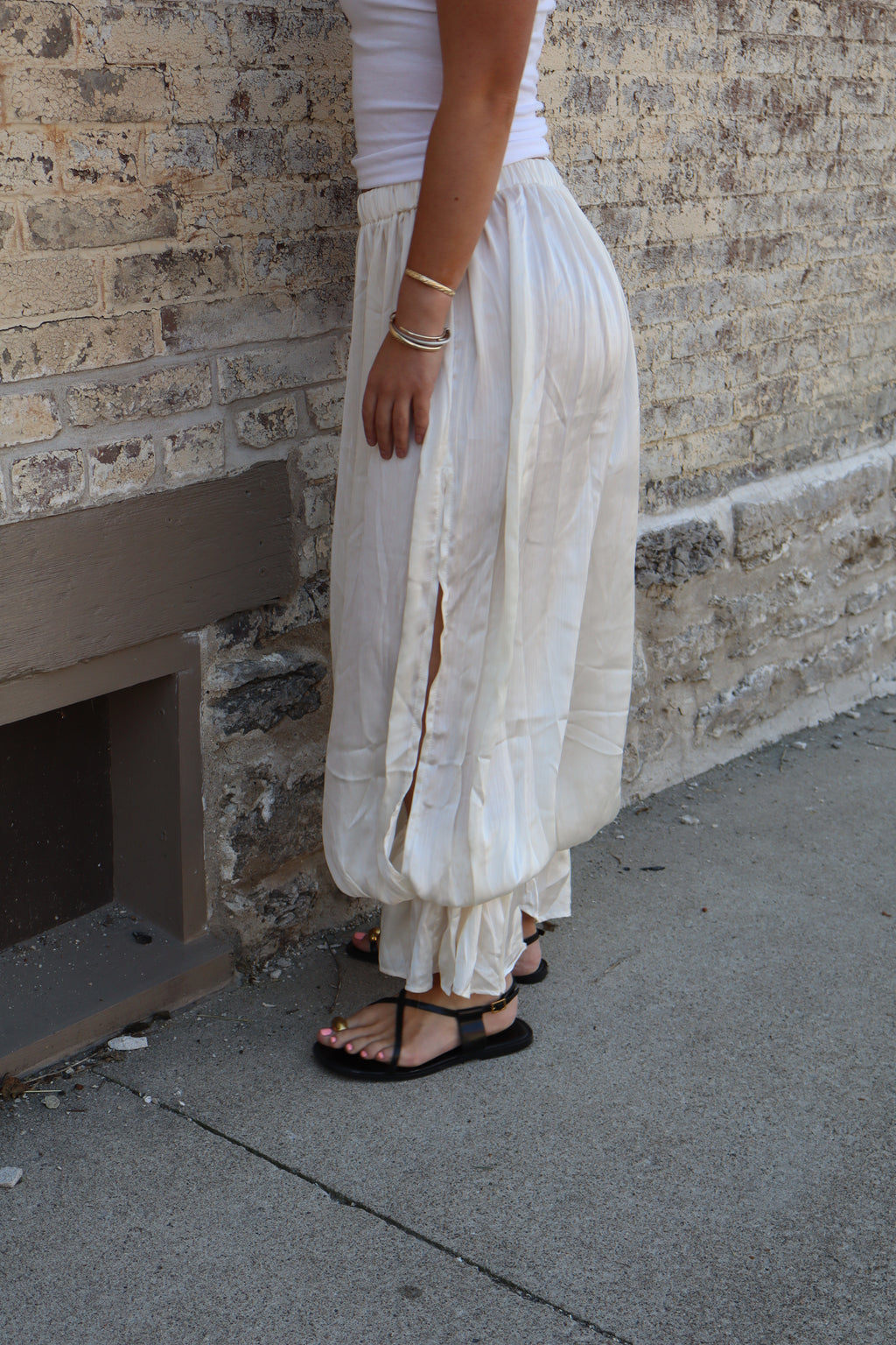 THE JERRI BALLOON PANT- CREAM