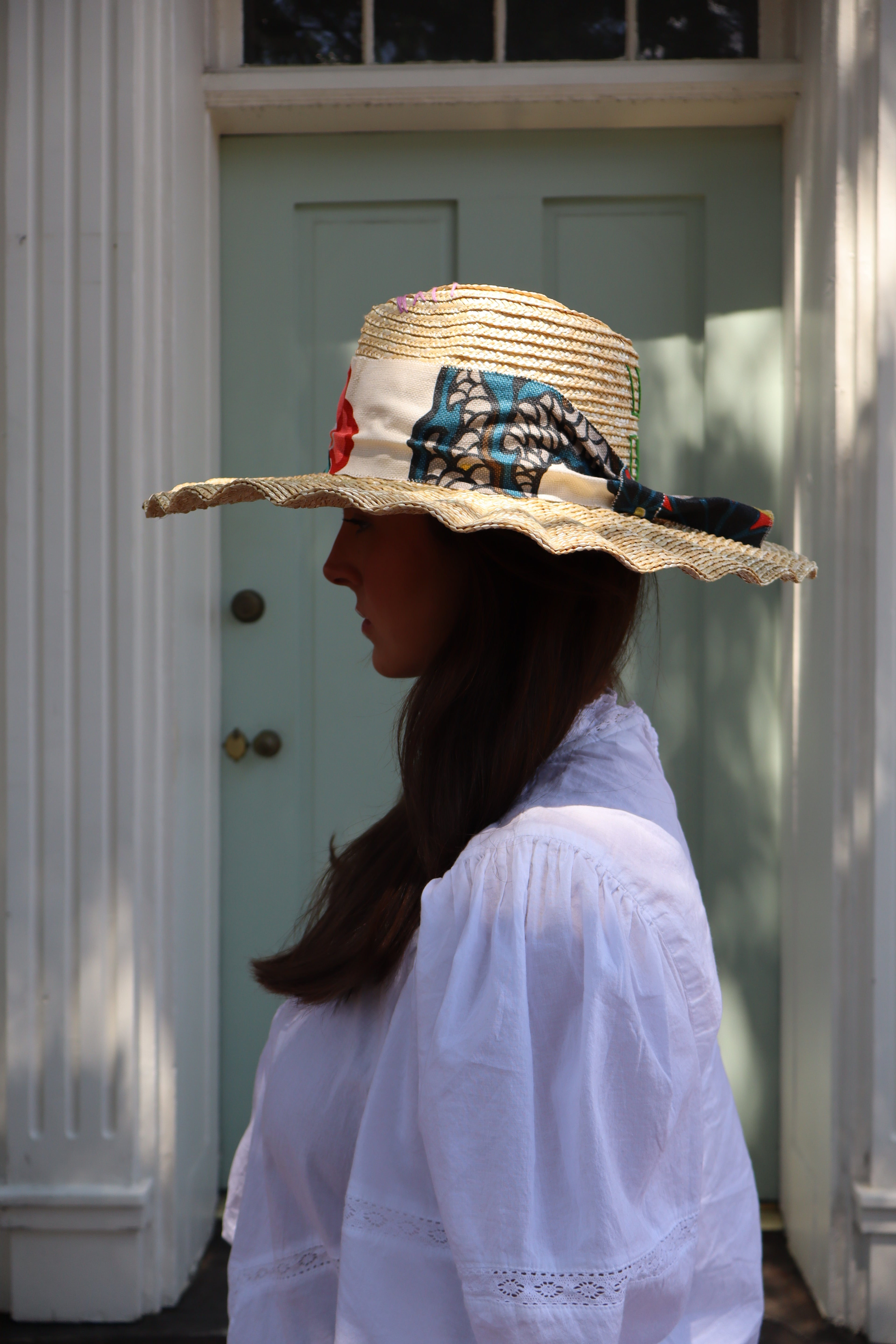 THE LOLA- TAN RUFFLE BRIM