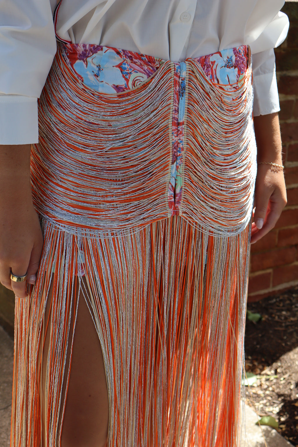 THE SCARLETT FRINGE SHORTS - MUTLI