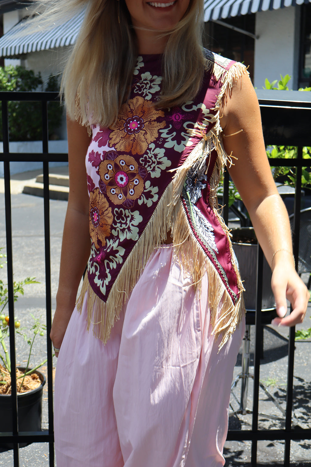 THE CLAIRE SCARF TOP