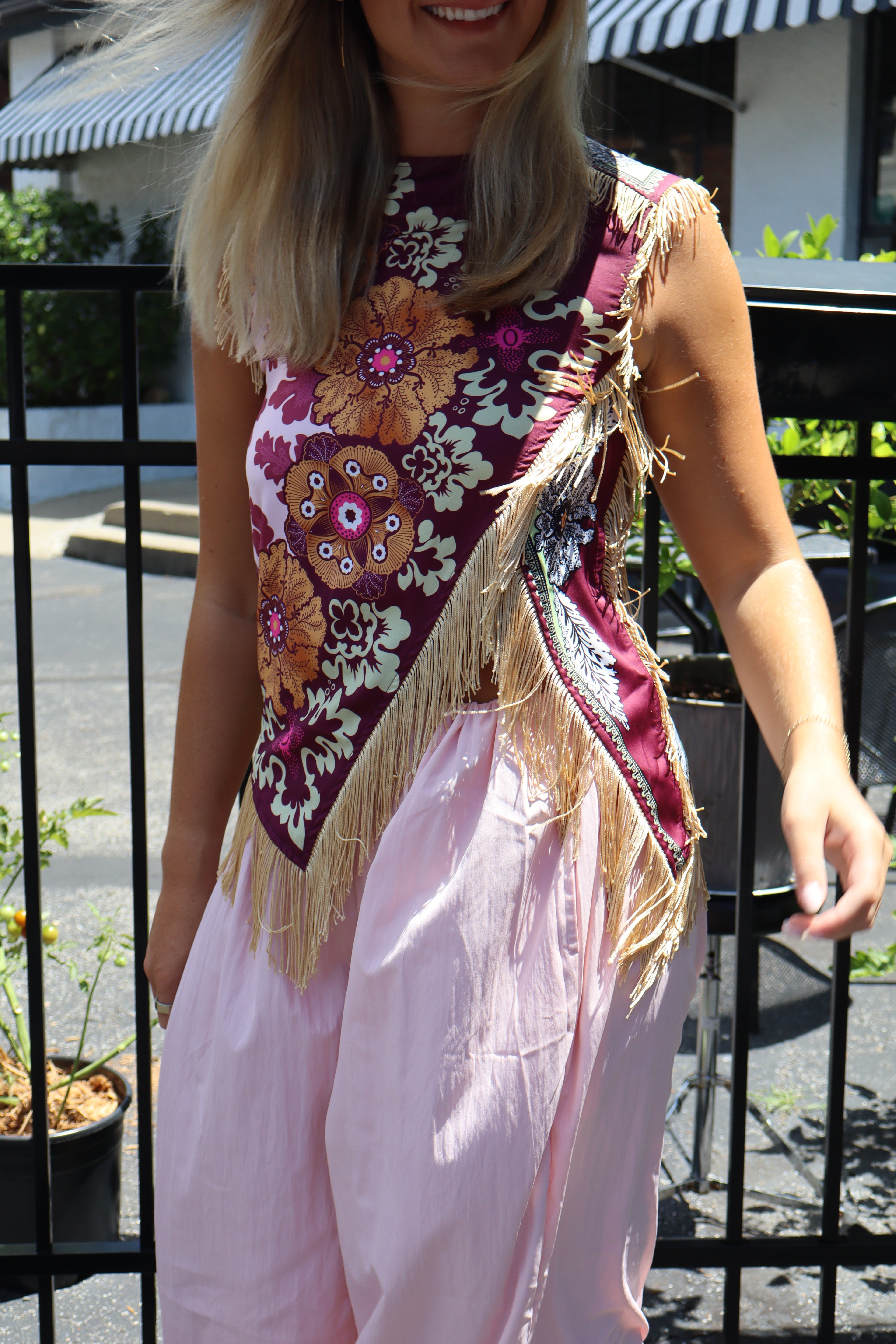 THE CLAIRE SCARF TOP