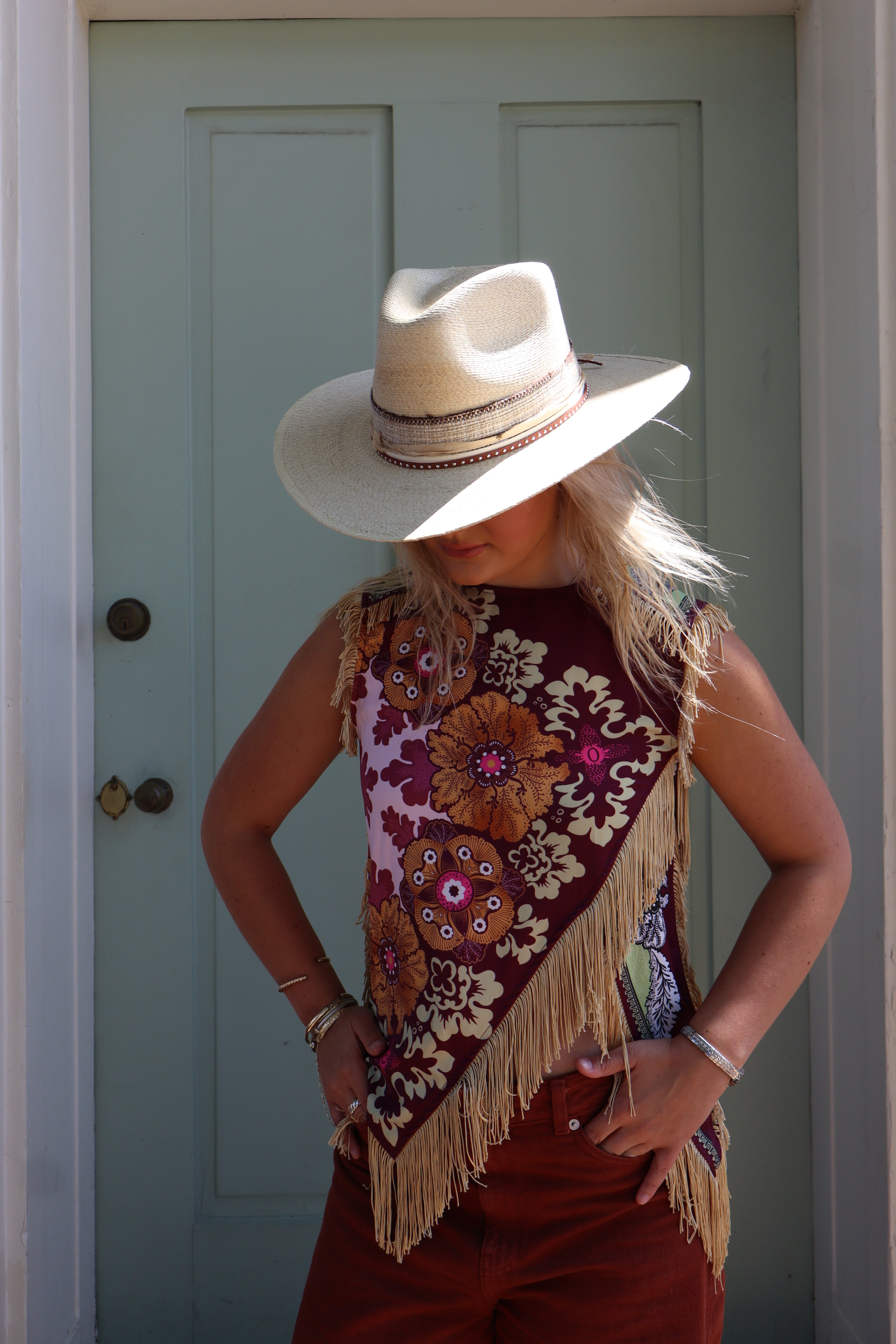 THE MADELINE STRAW HAT-TAN