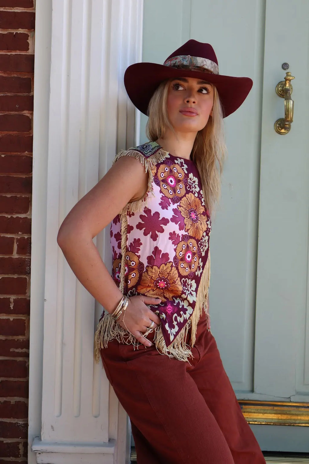 THE CLAIRE SCARF TOP