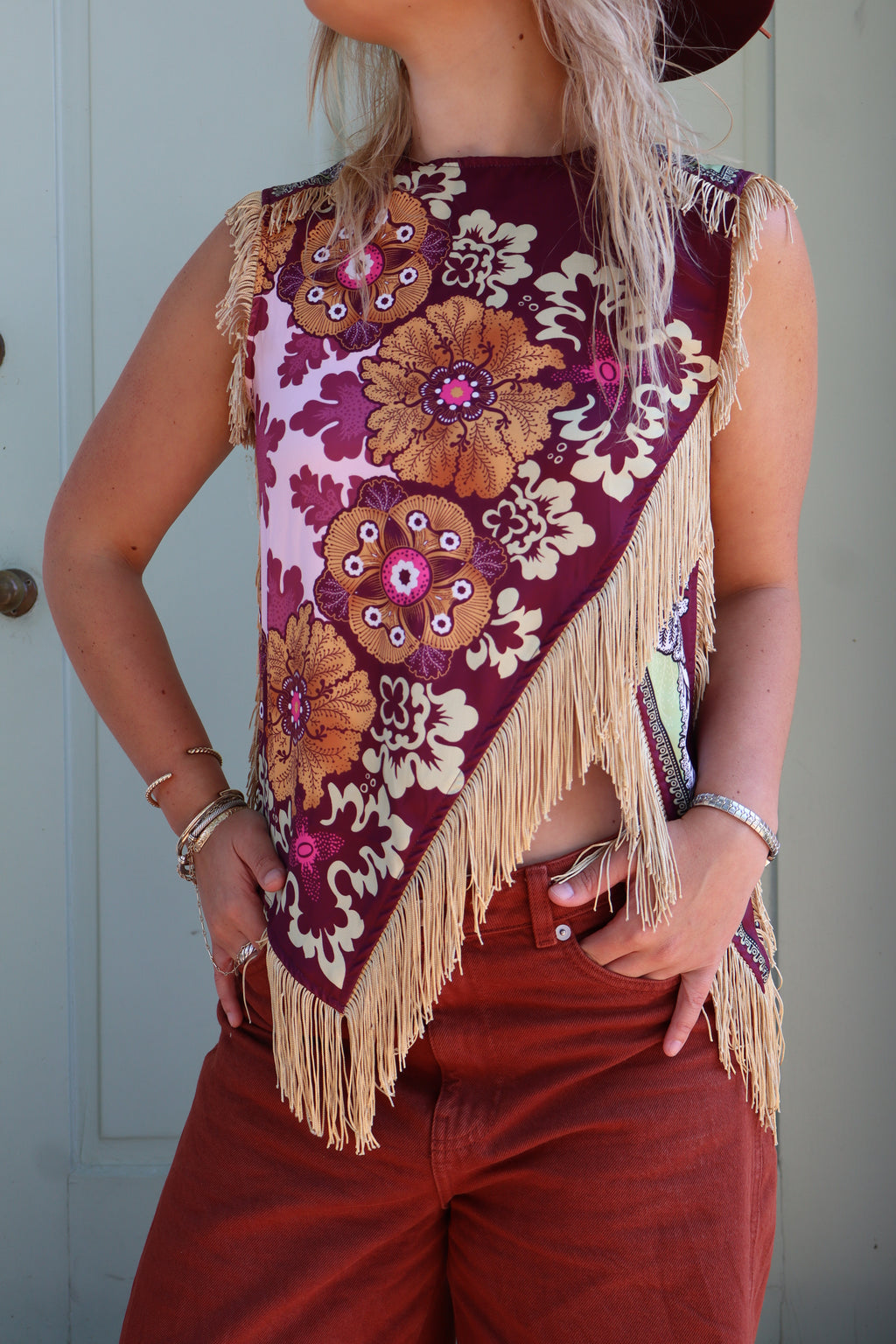 THE CLAIRE SCARF TOP