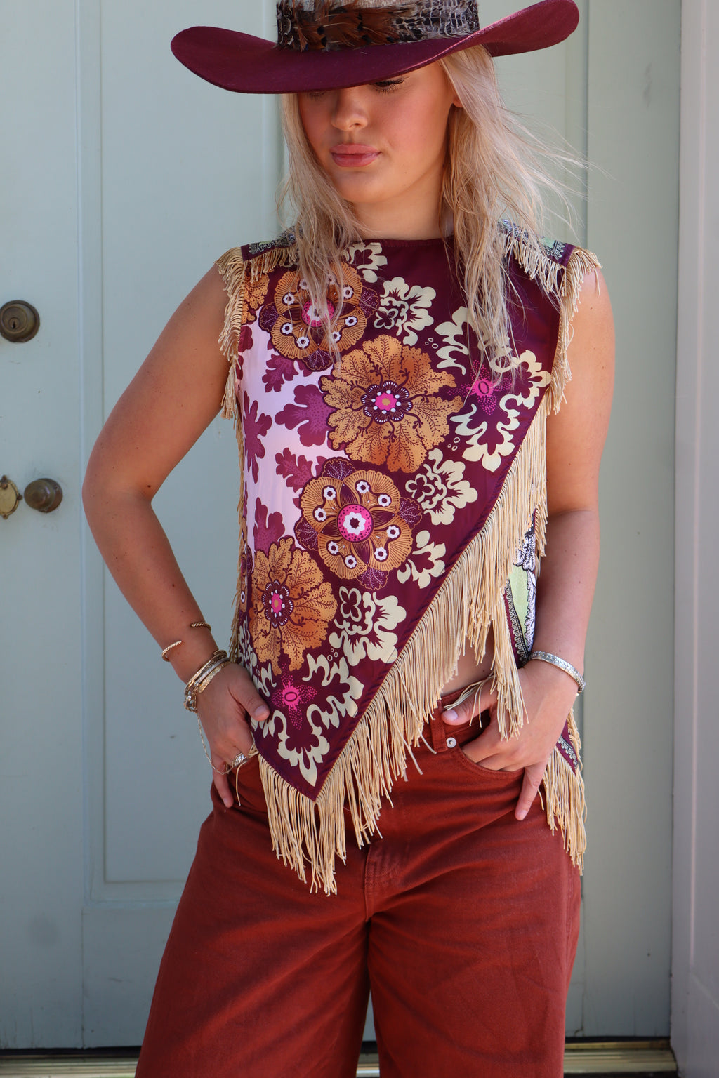 THE CLAIRE SCARF TOP