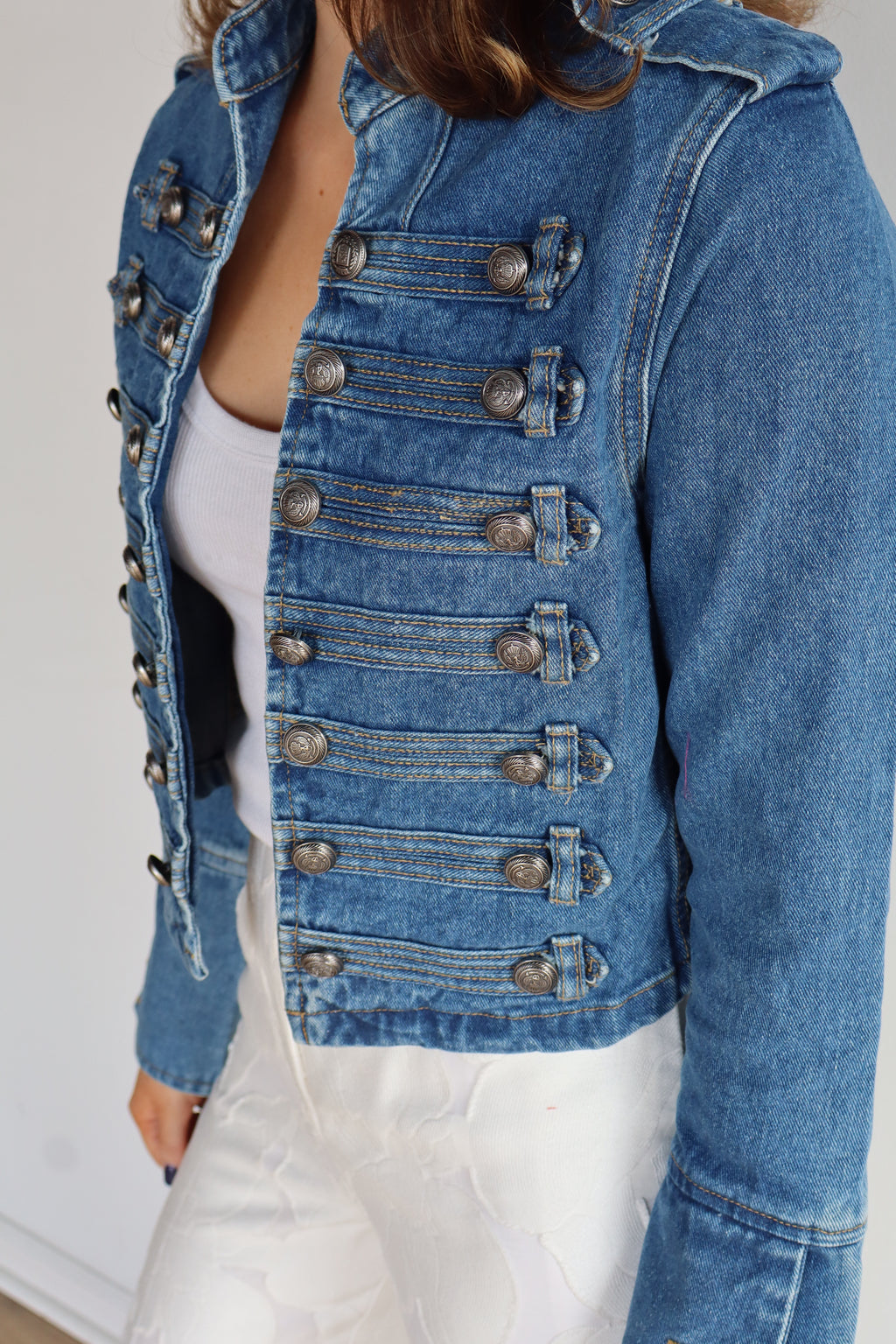 THE MARTY DENIM JACKET - DARK BLUE