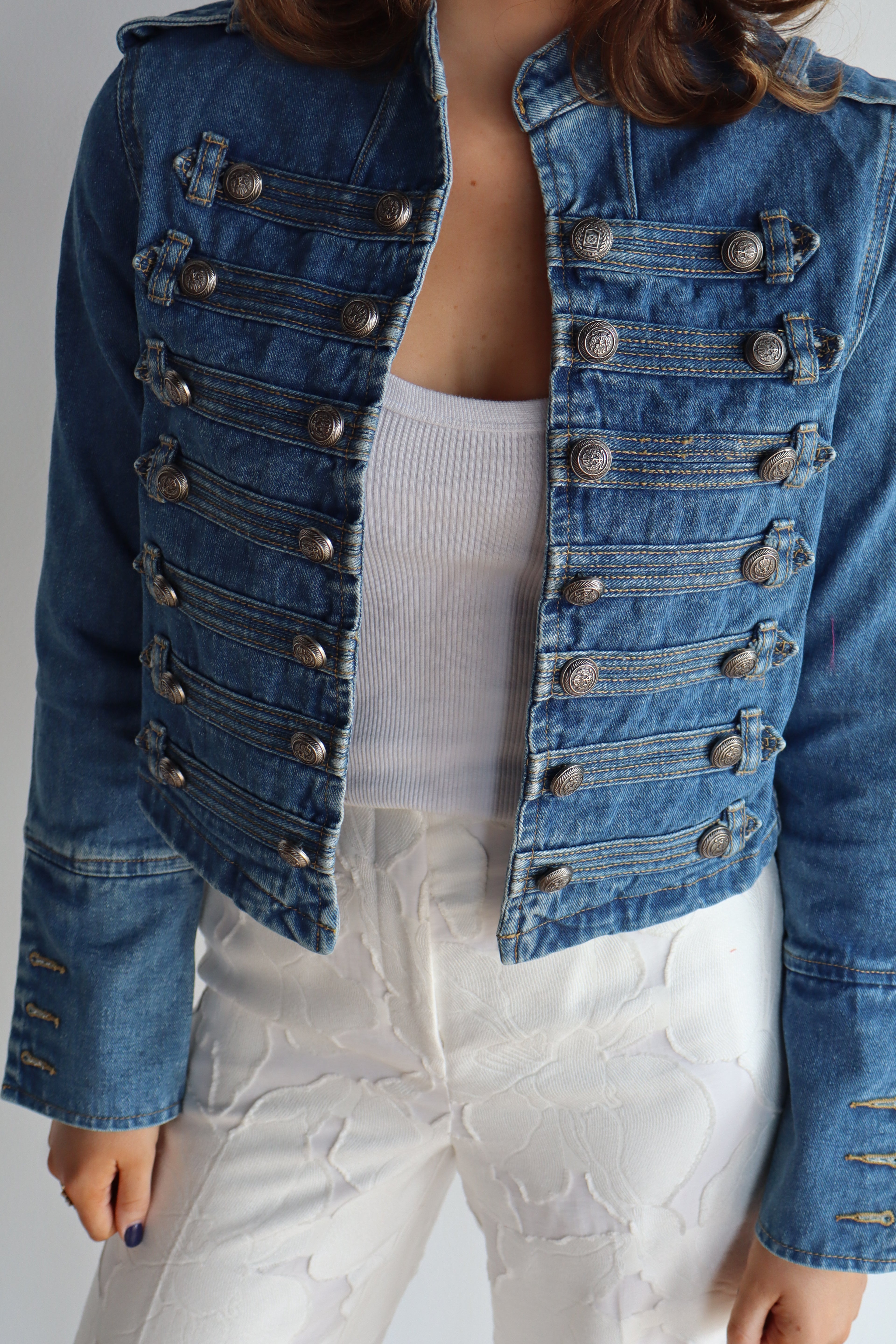 THE MARTY DENIM JACKET - DARK BLUE