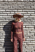 THE EMERSON TOP- BROWN